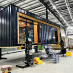 Modular unit in the factory of Triple M Housing, Lethbridge, AB